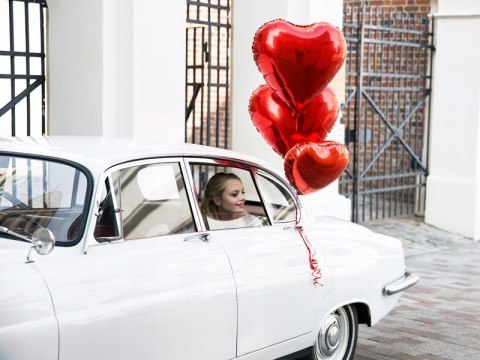 Balony serca czerwone bukiet prezent Walentynki 10 Balony serca czerwone bukiet prezent Walentynki 10