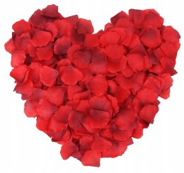 Czerwone sztuczne płatki róż Walentynki ślub x100