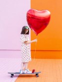 OGROMNY balon serce na prezent Walentynki hel XXL OGROMNY balon serce na prezent Walentynki hel XXL