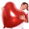 OGROMNY balon serce na prezent Walentynki hel XXL OGROMNY balon serce na prezent Walentynki hel XXL