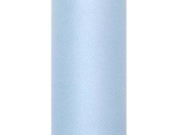 Tiul gładki, błękit, 0,3 x 9m