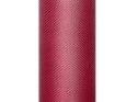 Tiul gładki, bordo, 0,3 x 9m Tiul gładki, bordo, 0,3 x 9m