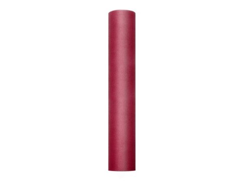 Tiul gładki, bordo, 0,3 x 9m Tiul gładki, bordo, 0,3 x 9m