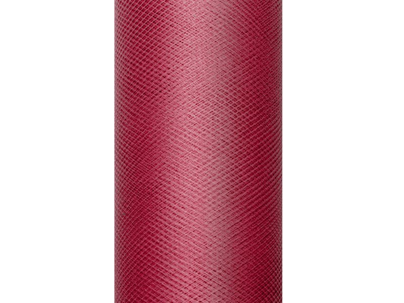 Tiul gładki, bordo, 0,5 x 9m Tiul gładki, bordo, 0,5 x 9m