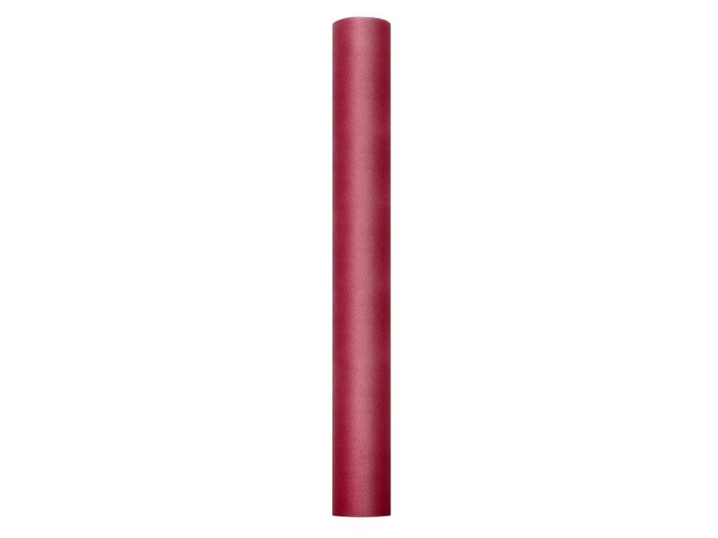 Tiul gładki, bordo, 0,5 x 9m Tiul gładki, bordo, 0,5 x 9m