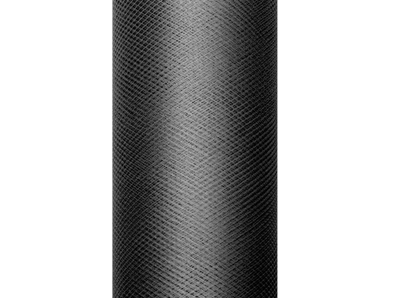 Tiul gładki, czarny, 0,3 x 9m Tiul gładki, czarny, 0,3 x 9m