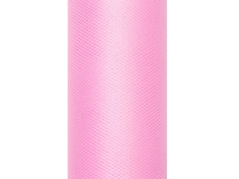 Tiul gładki, j. różowy, 0,3 x 9m Tiul gładki, j. różowy, 0,3 x 9m