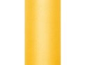 Tiul gładki, żółty, 0,3 x 9m