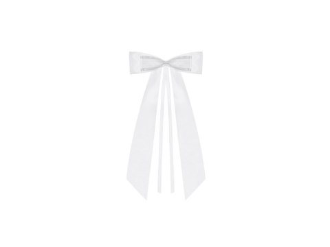 Kokardy z muszką, biały, 14cm (1 op. / 4 szt.) Kokardy z muszką, biały, 14cm (1 op. / 4 szt.)