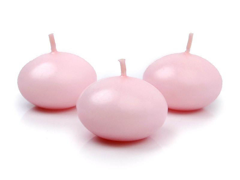 Świeca pływająca matowa, różowy, 4cm (1 op. / 50 szt.) Świeca pływająca matowa, różowy, 4cm (1 op. / 50 szt.)