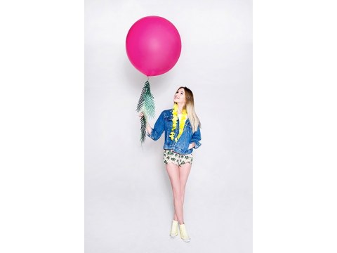 Balon gigant 100 cm, fuksjowy róż Balon gigant 100 cm, fuksjowy róż
