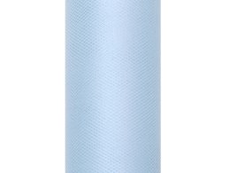Tiul gładki, błękit, 0,15 x 9m