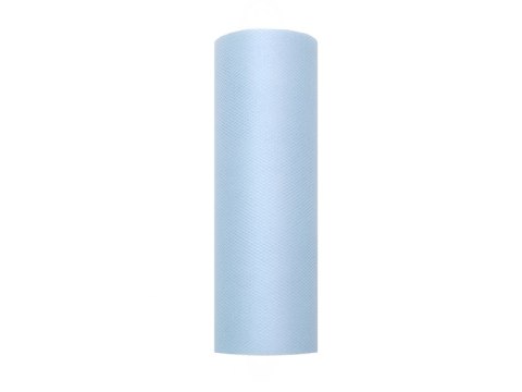 Tiul gładki, błękit, 0,15 x 9m Tiul gładki, błękit, 0,15 x 9m
