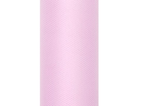 Tiul gładki, j. róż, 0,8 x 9m Tiul gładki, j. róż, 0,8 x 9m