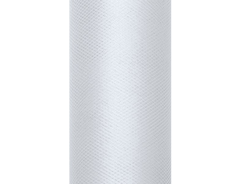 Tiul gładki, j. szary, 0,15 x 9m Tiul gładki, j. szary, 0,15 x 9m