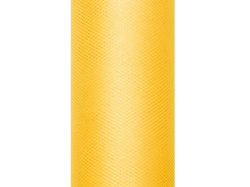 Tiul gładki, żółty 0,15 x 9m Tiul gładki, żółty 0,15 x 9m