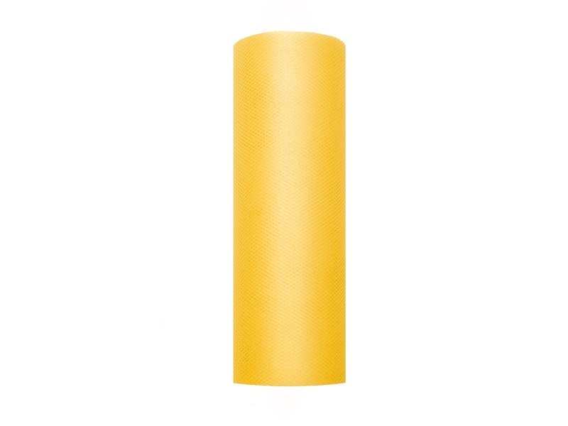 Tiul gładki, żółty 0,15 x 9m Tiul gładki, żółty 0,15 x 9m