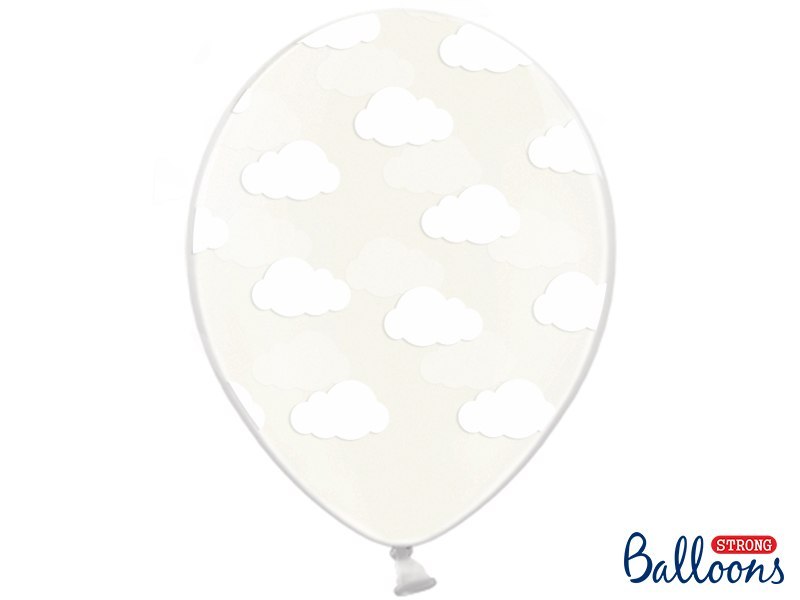 Balony 30cm, Chmurki, Crystal Clear (1 op. / 50 szt.) Balony 30cm, Chmurki, Crystal Clear (1 op. / 50 szt.)