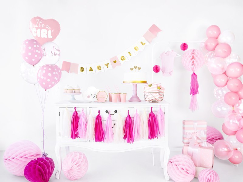 Balony 30cm, Kropki, Pastel Baby Pink (1 op. / 50 szt.) Balony 30cm, Kropki, Pastel Baby Pink (1 op. / 50 szt.)
