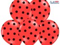 Balony 30cm, Kropki, Pastel Poppy Red (1 op. / 50 szt.) Balony 30cm, Kropki, Pastel Poppy Red (1 op. / 50 szt.)