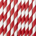 Słomki papierowe czerwone Słomki papierowe czerwone