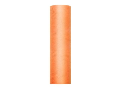Tiul gładki, pomarańcz, 0,3 x 50m (1 szt. / 50 mb.) Tiul gładki, pomarańcz, 0,3 x 50m (1 szt. / 50 mb.)