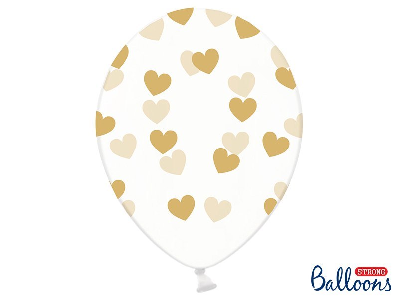 Balony 30cm, Serduszka, Crystal Clear (1 op. / 6 szt.) Balony 30cm, Serduszka, Crystal Clear (1 op. / 6 szt.)