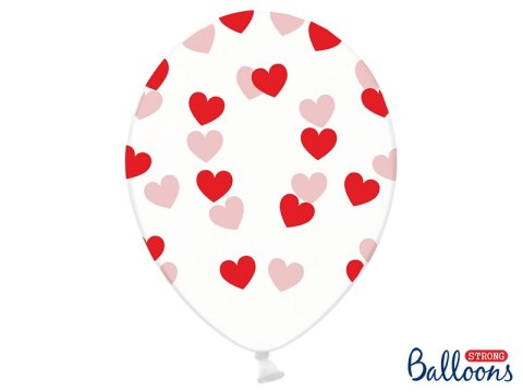 Balony 30cm, Serduszka, Crystal Clear (1 op. / 6 szt.) Balony 30cm, Serduszka, Crystal Clear (1 op. / 6 szt.)