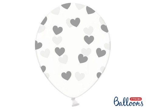 Balony 30cm, Serduszka, Crystal Clear (1 op. / 6 szt.) Balony 30cm, Serduszka, Crystal Clear (1 op. / 6 szt.)
