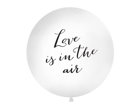 Balon 1 m, Love is in the air, biały