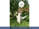 Balon 1 m, Mr, biały Balon 1 m, Mr, biały