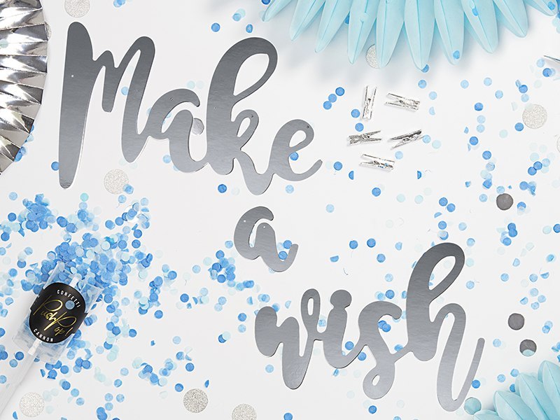 Baner Jednorożec - Make a wish, 15 x 60 cm Baner Jednorożec - Make a wish, 15 x 60 cm