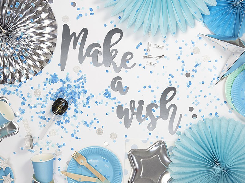 Baner Jednorożec - Make a wish, 15 x 60 cm Baner Jednorożec - Make a wish, 15 x 60 cm