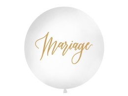 Balon 1 m, Mariage, biały