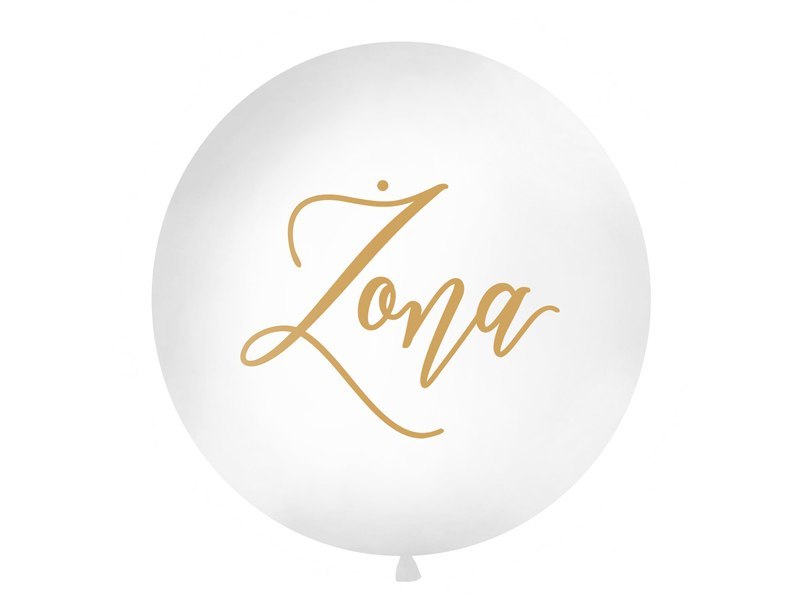 Balon 1 m, Żona, biały Balon 1 m, Żona, biały