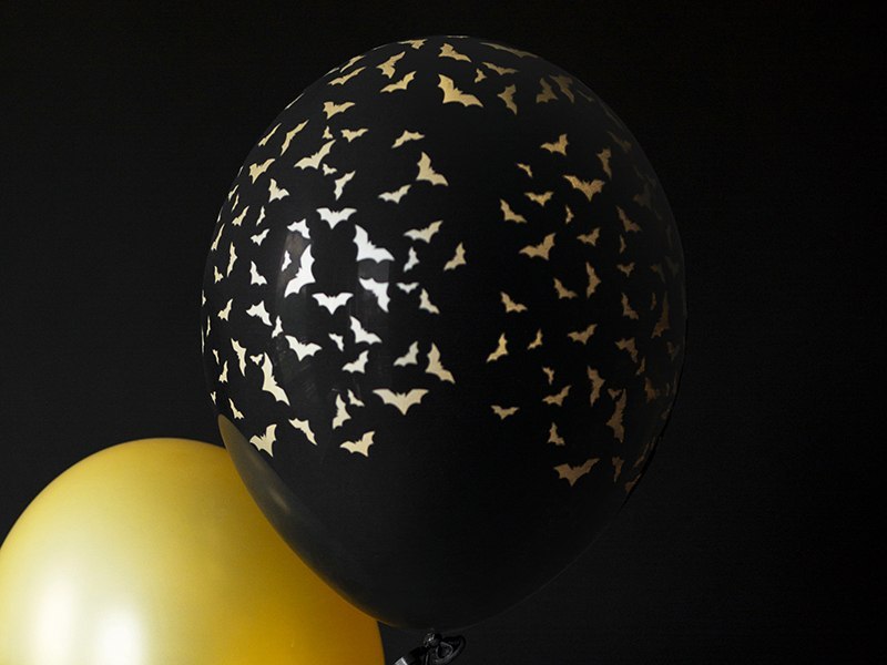 Balony 30 cm, Nietoperze, 50 sztuk Balony 30 cm, Nietoperze, 50 sztuk