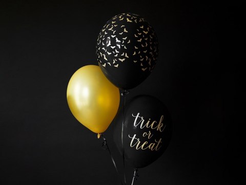 Balony 30 cm, Nietoperze, 6 sztuk Balony 30 cm, Nietoperze, 6 sztuk