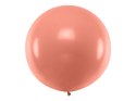 Balon gigant, 100cm, metaliczny, czerwony