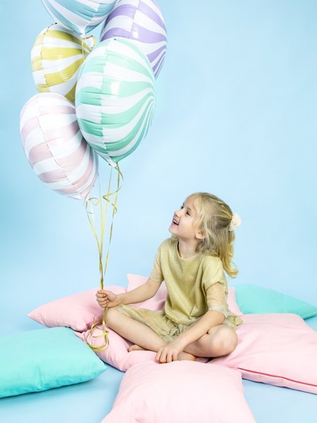 Balon foliowy Cukierek, 35cm, miętowy Balon foliowy Cukierek, 35cm, miętowy