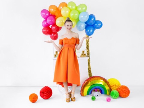 Balon foliowy Tęcza, 73x45cm - Jednorożec Balon foliowy Tęcza, 73x45cm - Jednorożec
