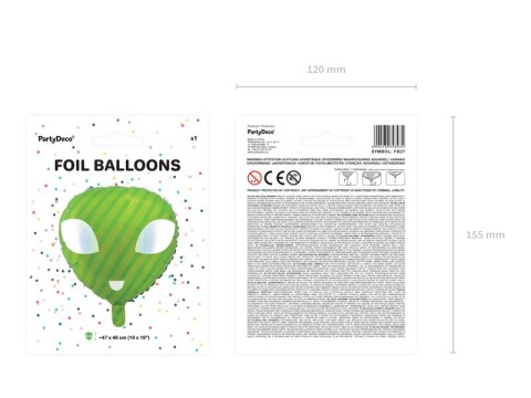 Balon foliowy UFO, 47x48cm Balon foliowy UFO, 47x48cm