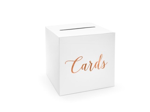 Pudełko na koperty - Cards, rosegold Pudełko na koperty - Cards, rosegold