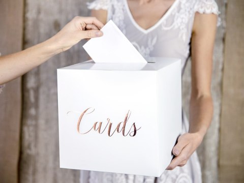 Pudełko na koperty - Cards, rosegold Pudełko na koperty - Cards, rosegold