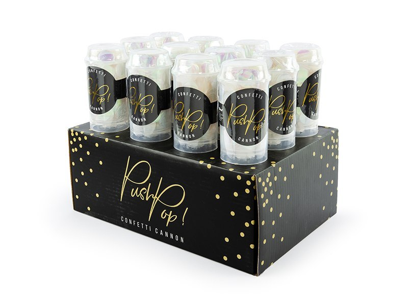 Push pop konfetti, opalizujący Push pop konfetti, opalizujący