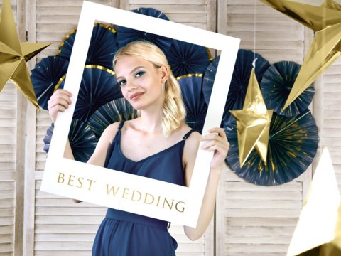 Zestaw z ramką selfie - Best Wedding Zestaw z ramką selfie - Best Wedding