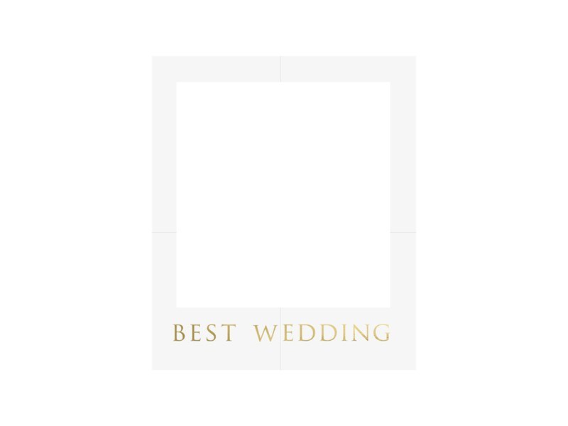 Zestaw z ramką selfie - Best Wedding Zestaw z ramką selfie - Best Wedding