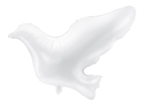 Balon foliowy Gołąb, biały, 77x66cm Balon foliowy Gołąb, biały, 77x66cm