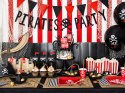 Baner Piraci - Pirates Party, czarny, 14x100cm