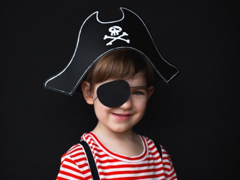 Czapka Pirata z opaską na oko Czapka Pirata z opaską na oko
