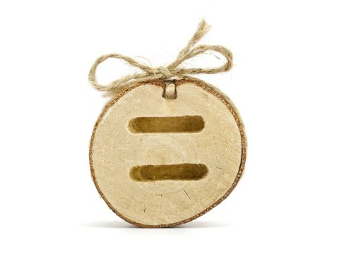 Drewniana podstawka na obrączki Drewniana podstawka na obrączki